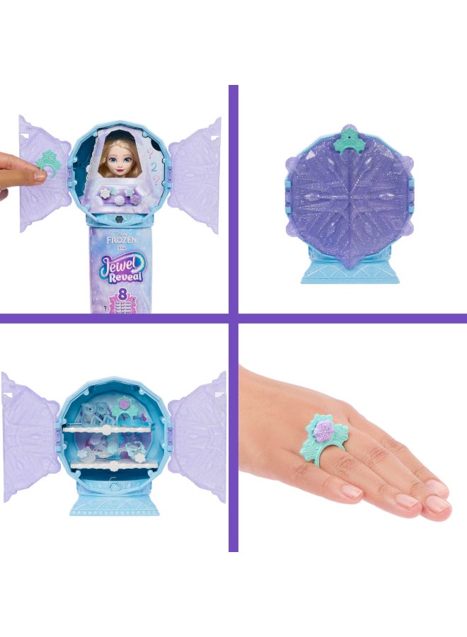 Disney Frozen Elsa Fashion Doll & Accessories with 8 Surprises, Including Snowflake Gem Box, Ring for Child & 9 Play Pieces, Inspired by Movie - Image 4